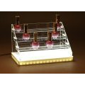 New Style Advertising Light up Display Tabletop LED Acrylic Cosmetic Display Stand